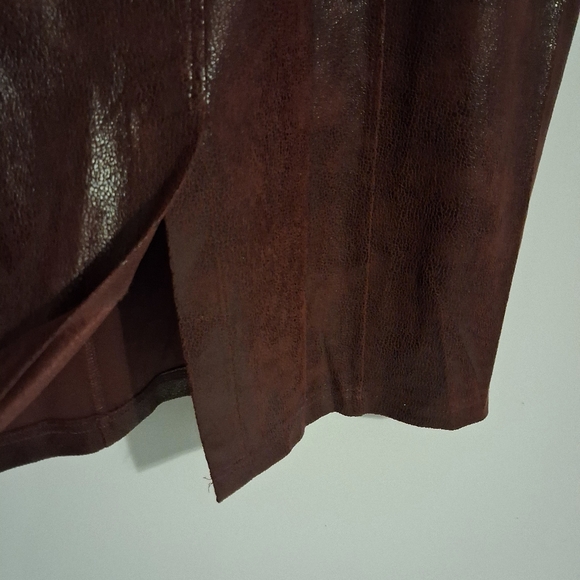 NEW! Melissa McCarthy Seven7 Print Faux Suede Pencil Skirt Size 1X - Picture 5 of 12